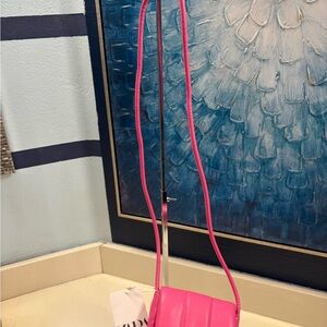 Zara Vibrant Pink Crossbody Bag